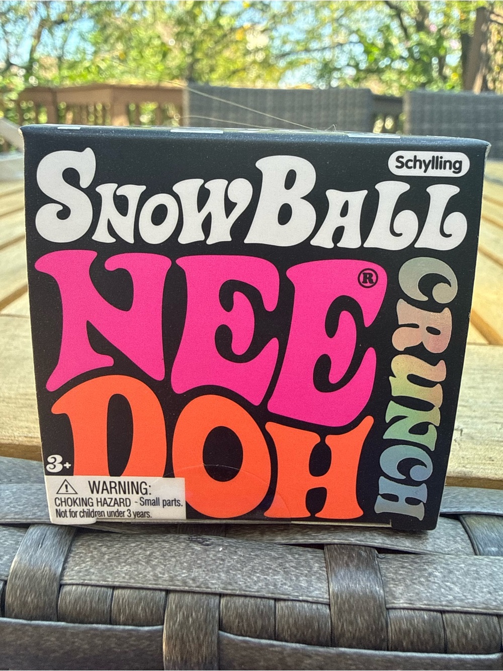 NeeDoh Snow Ball Crunch Sensory Fidget Toy – Brand New